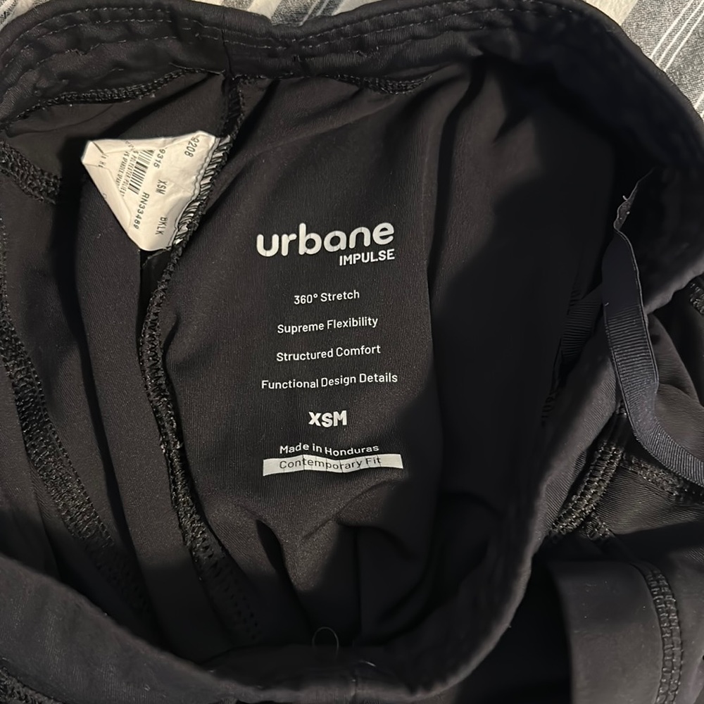 Urbane impulse black scrub jogger